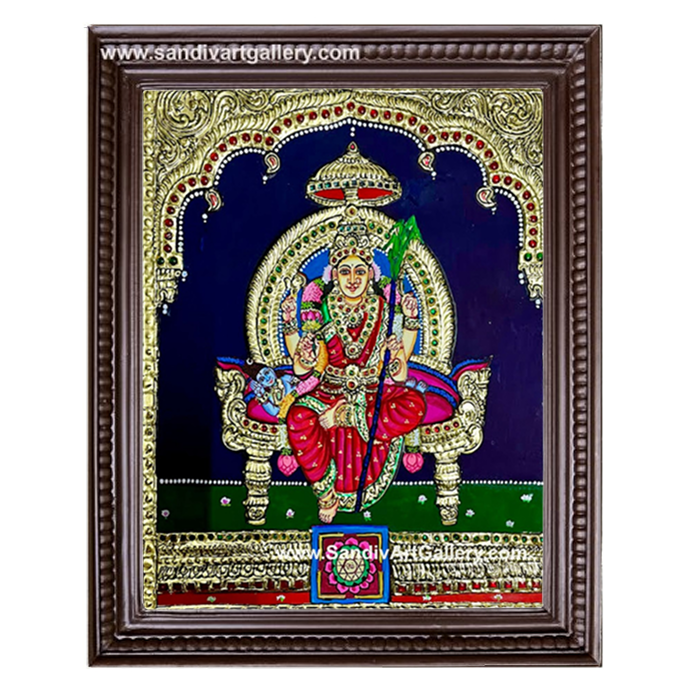 Lalitha Devi Tanjore Painting1